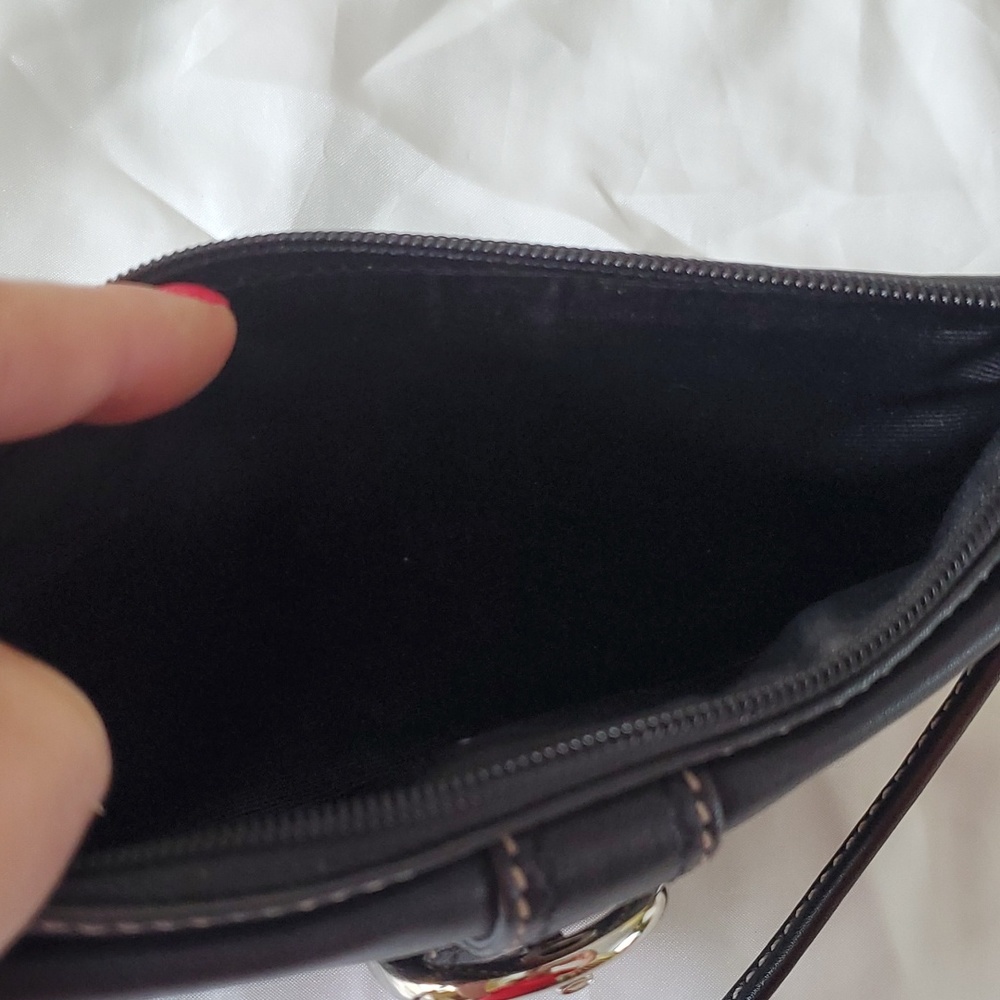 Black Coach Leather clutch - Picture 3 of 5